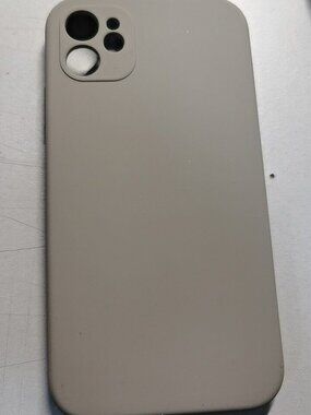 Gently Used Light Gray Silicone Case